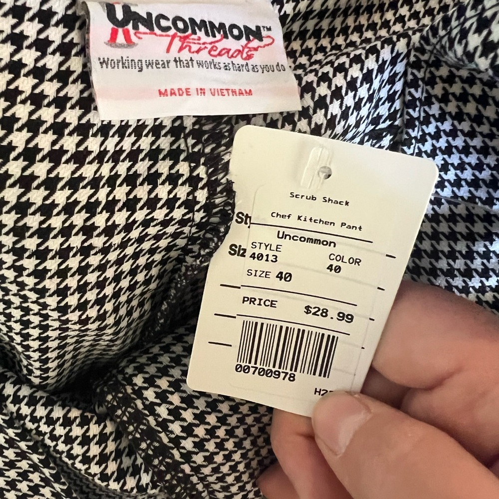 Uncommon Threads Button Chef Pants - Picture 7 of 9
